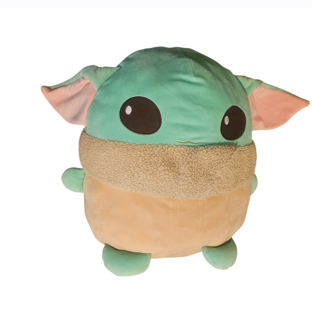 A 2 Pieces Star War Green and Tan Plush Toy Set Mattel - Picture 6 of 9